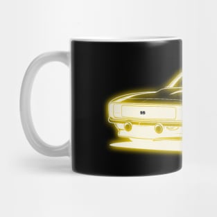 Chevrolet Camaro SS Classic - Glowing silhouette Mug